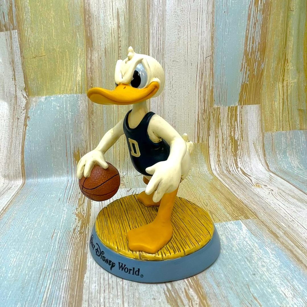 海外限定★ドナルドダック Donald Duck バスケットボール 首振り人形