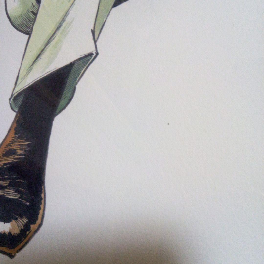 ゴルゴ13特別複製原画/LANDING」直筆サイン入り