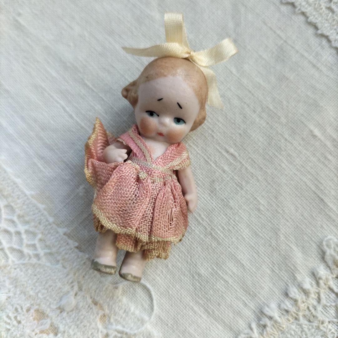 ドイツ アンティーク HERTWIG ミニチュアビスクドール 女の子の通販は