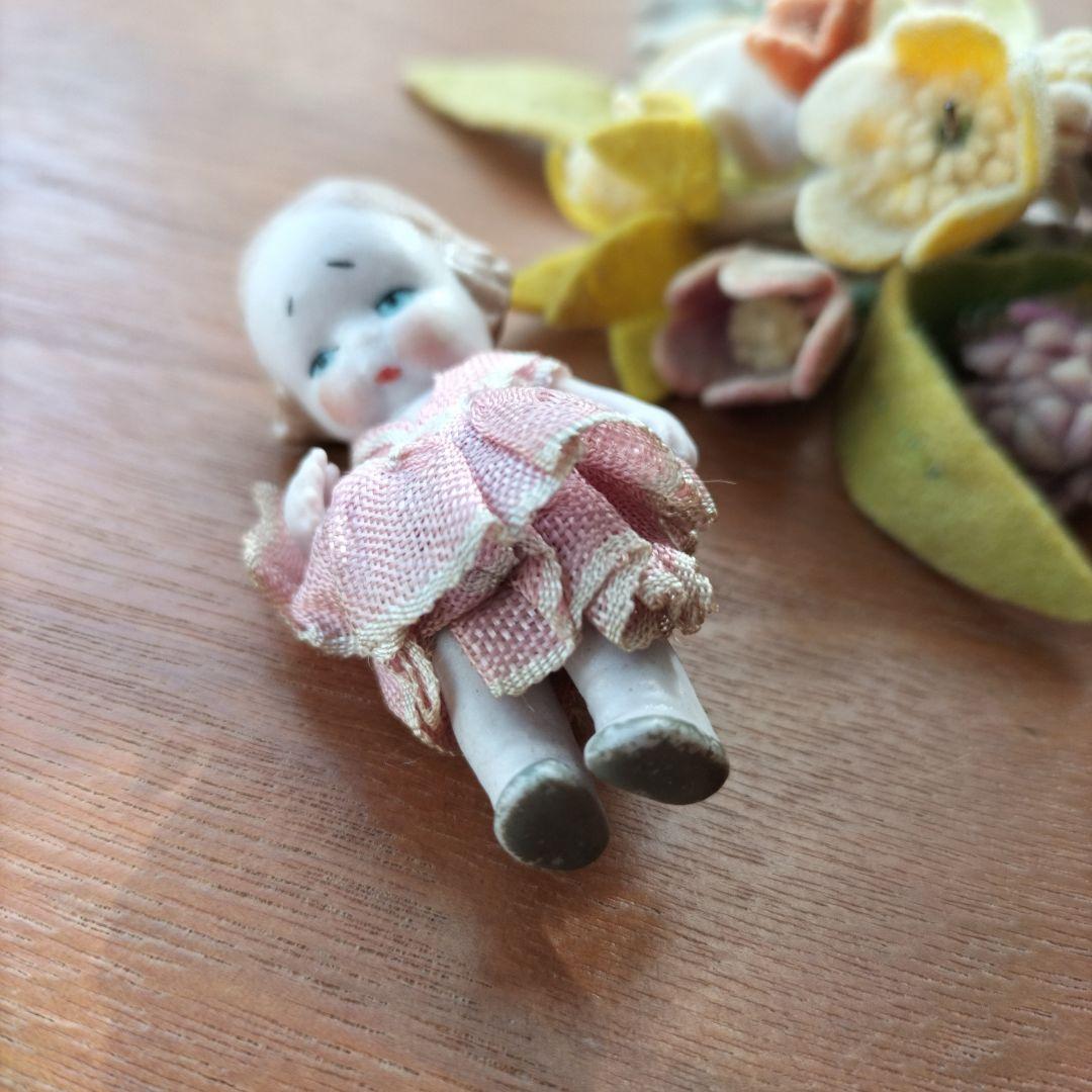 ドイツ アンティーク HERTWIG ミニチュアビスクドール 女の子の通販は