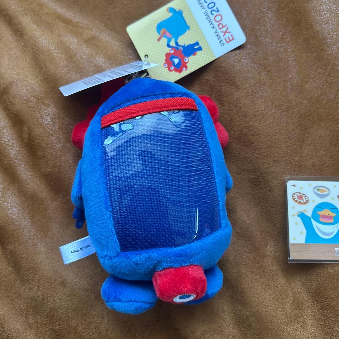 大阪万博限定ICOCA付きミャクミャク イコちゃん ぬいぐるみパスケース