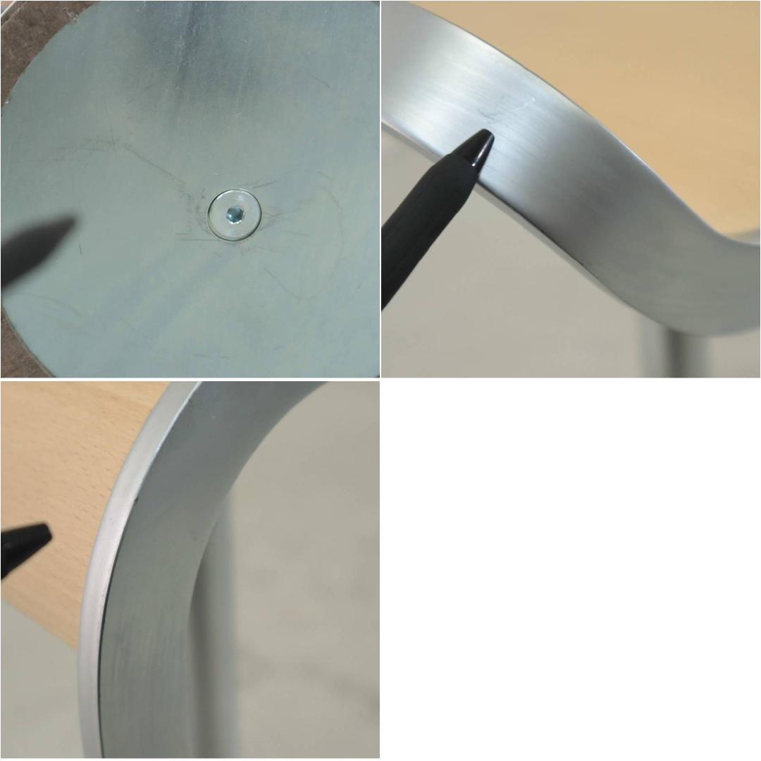 ラパルマ レム カウンタースツール ハイタイプ 板座 昇降式 AZUMI E