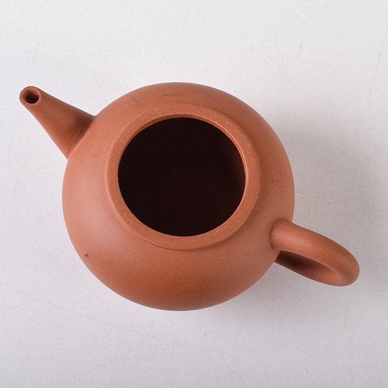 中国　中国宣興銘　紫砂　朱泥　急須　茶壷　V　R8310