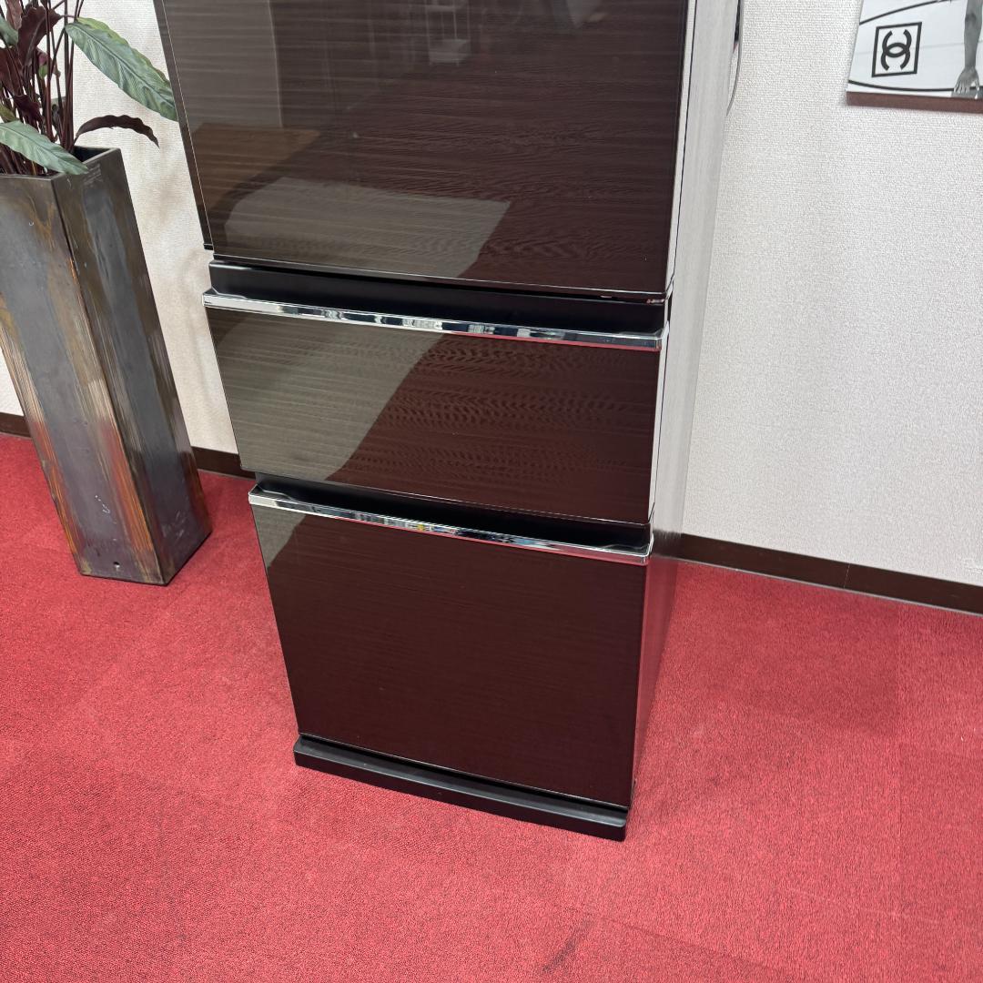 東京23区送料無料 超美品三菱3ドア冷蔵庫2020年製 330L 洗浄/除菌済み