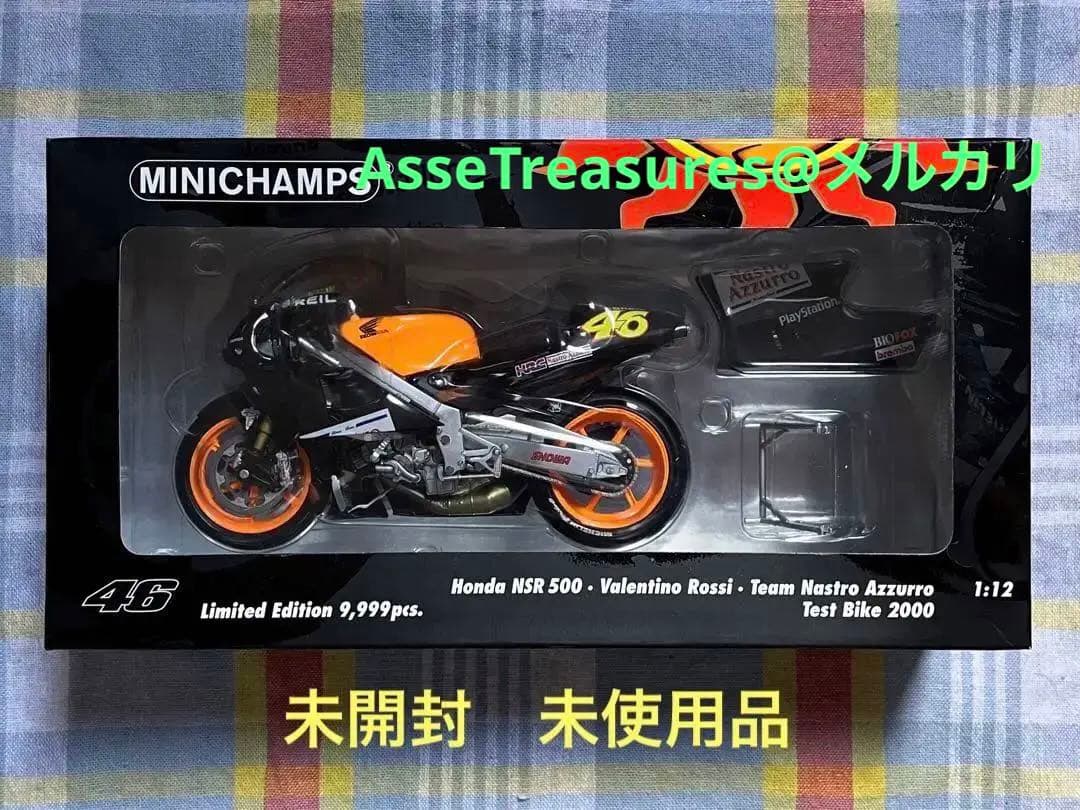 未開封 限定品 ミニチャンプス 1/12 ホンダ NSR500 ロッシ MINICHAMPS (ミニチャンプス) 1/12 ホンダ NSR 500 V.ロッシ ルマンGP