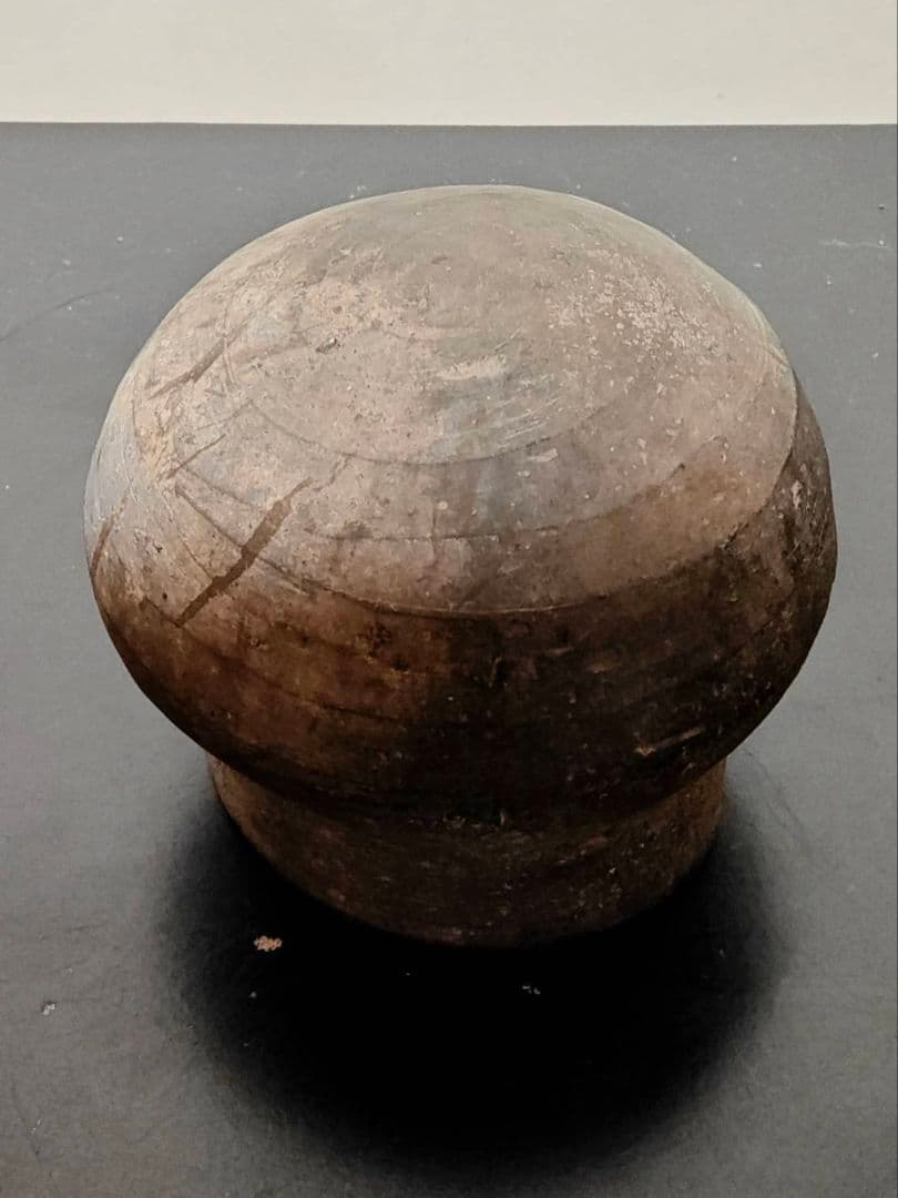 須恵器小壺　古墳時代　塩笥茶碗　考古発掘品　古美術　古代の器　土器　花呼ぶ器
