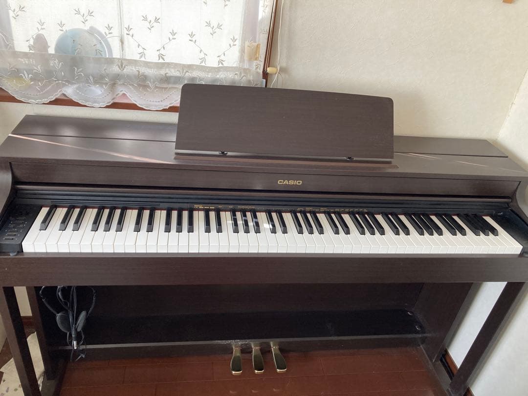 CASIO 88鍵 ダークブラウン デジタルピアノ - メルカリ