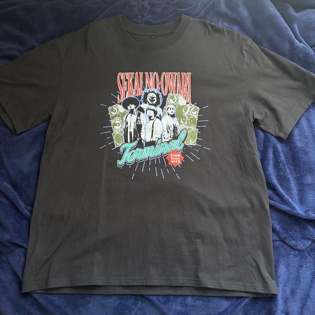 ターミナルセカオワTerminal Tシャツ黒L