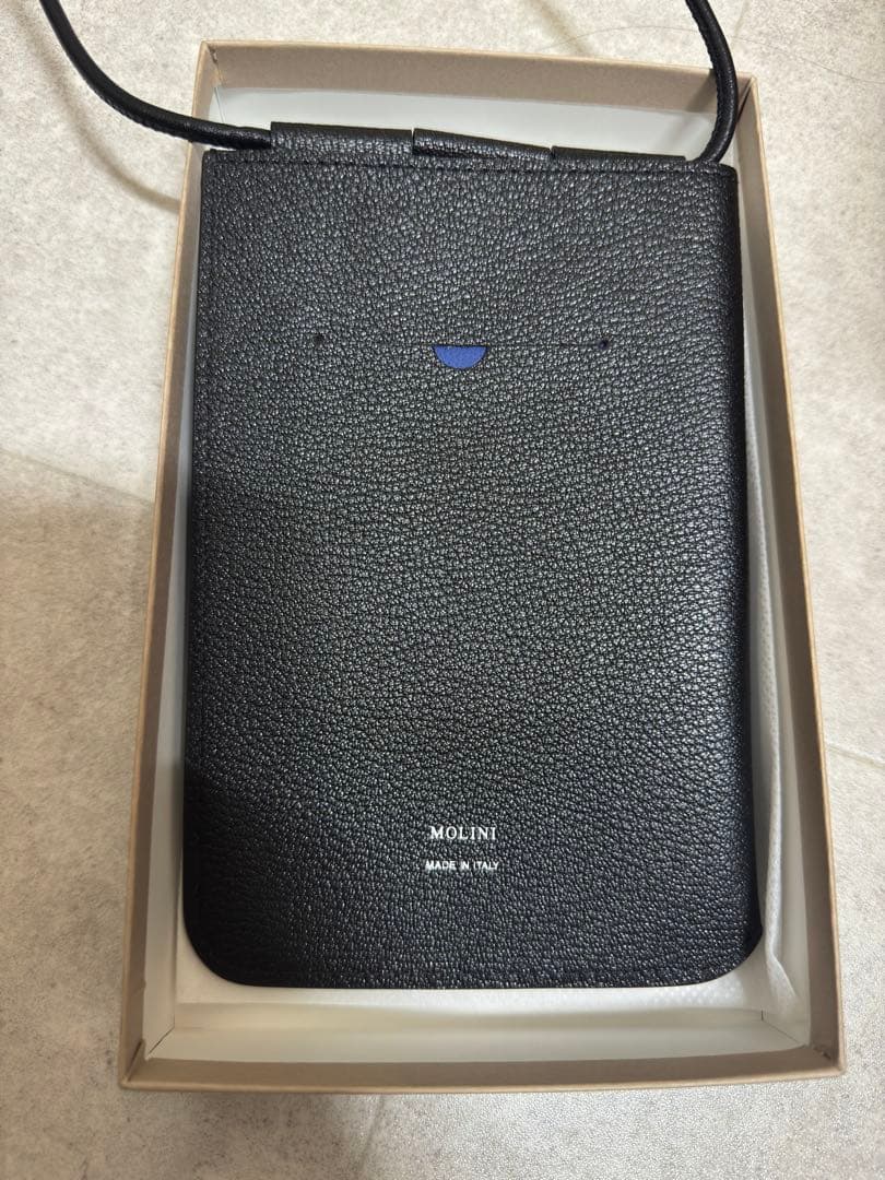 MOLINI Phone Shoulder Wallet - 黒 新品 モリニ