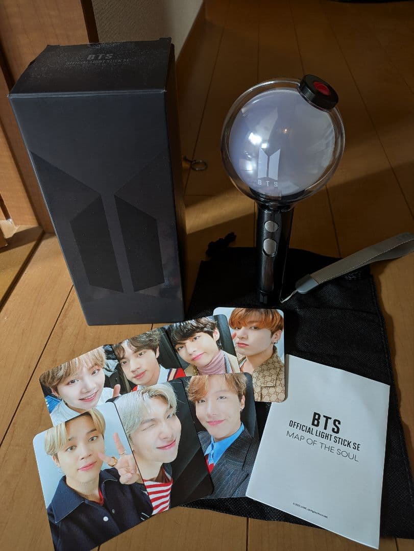 BTS 公式ペンライト SE MAP OF THE SOUL フォトカード付き