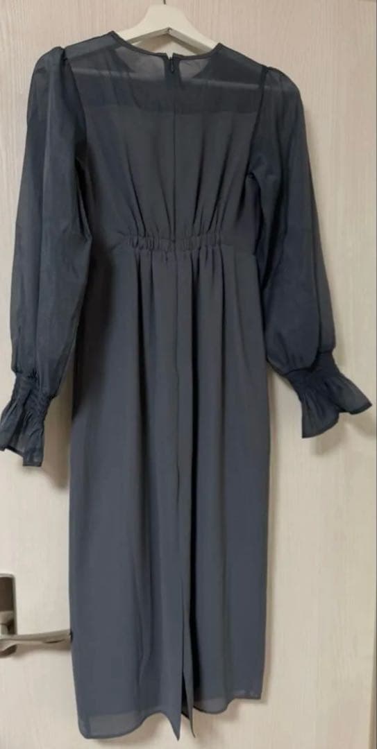 atlo パーティドレス 結婚式 長袖 レディース 披露宴 ドレス シースルー