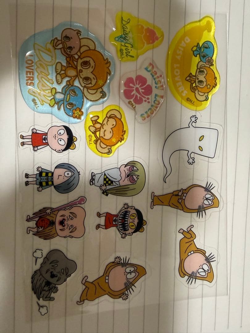 おすそ分け　シール帳　メモ帳　完成品　キャラクター