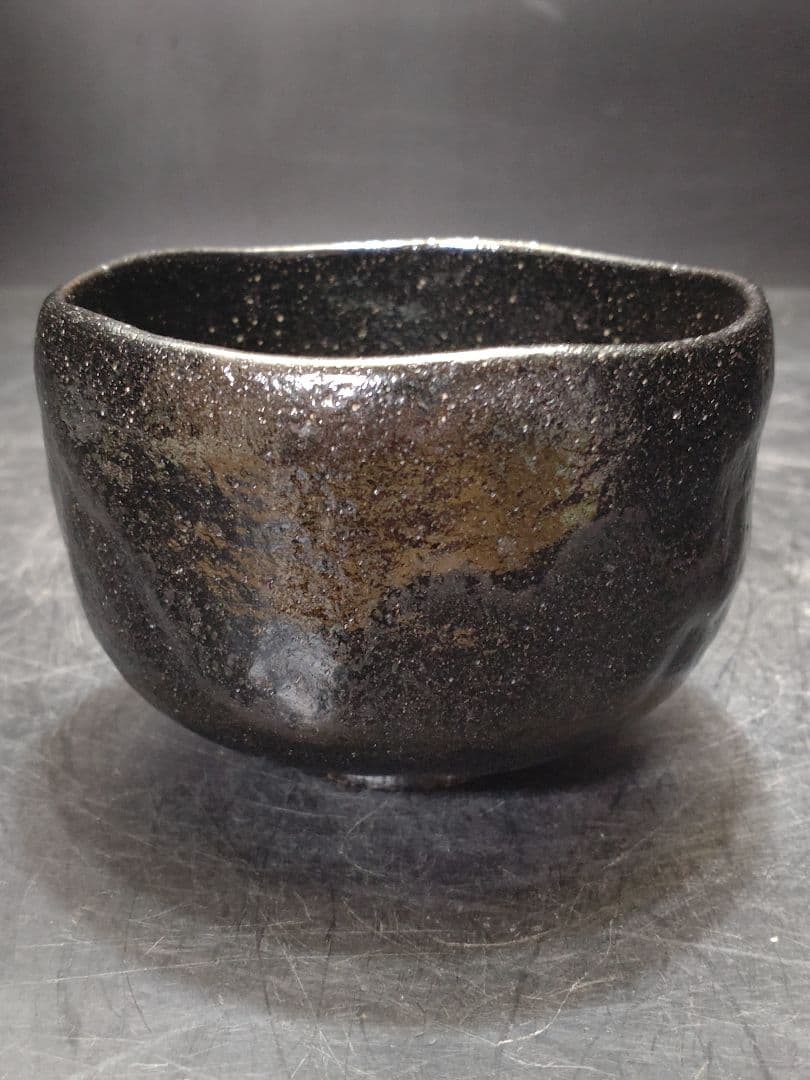 園部玄哉造黒茶碗共箱