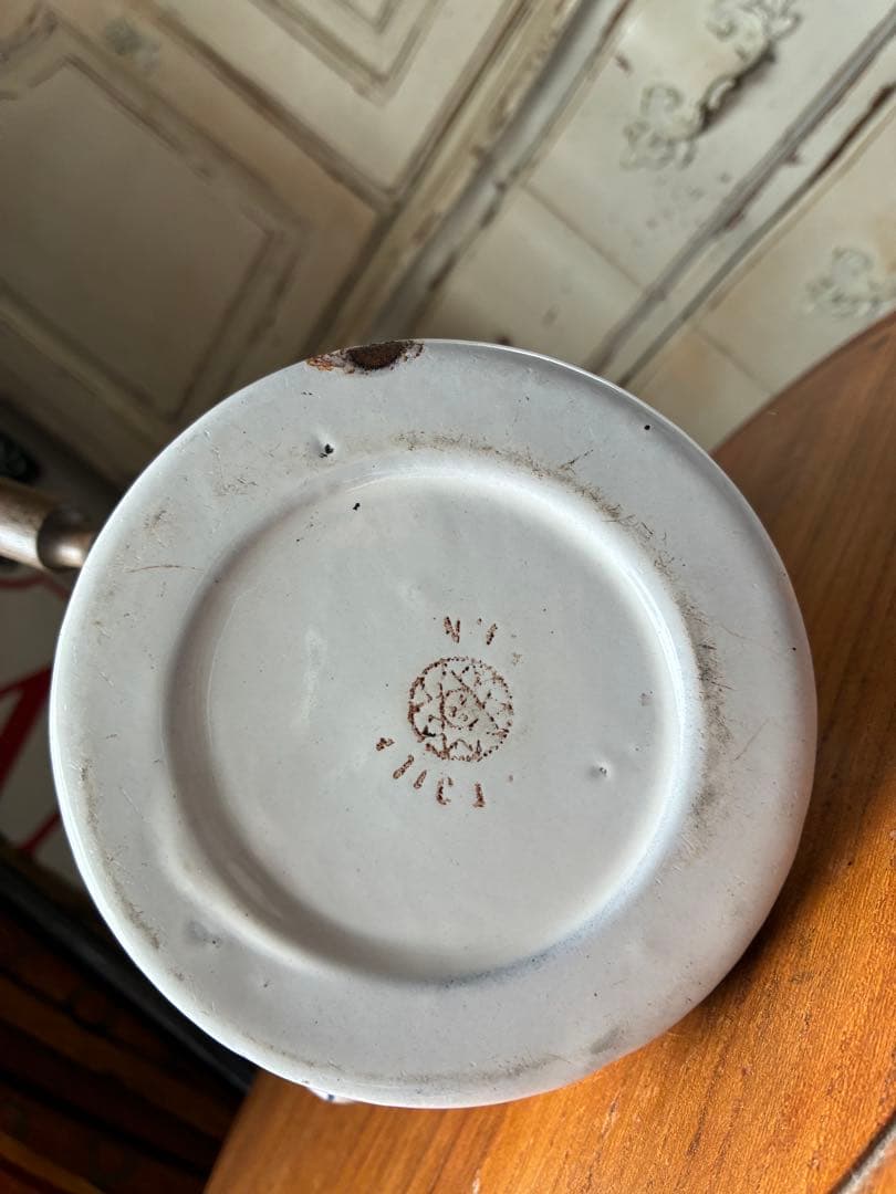 フランス アンティーク ホーロー ポット ショコラティエール