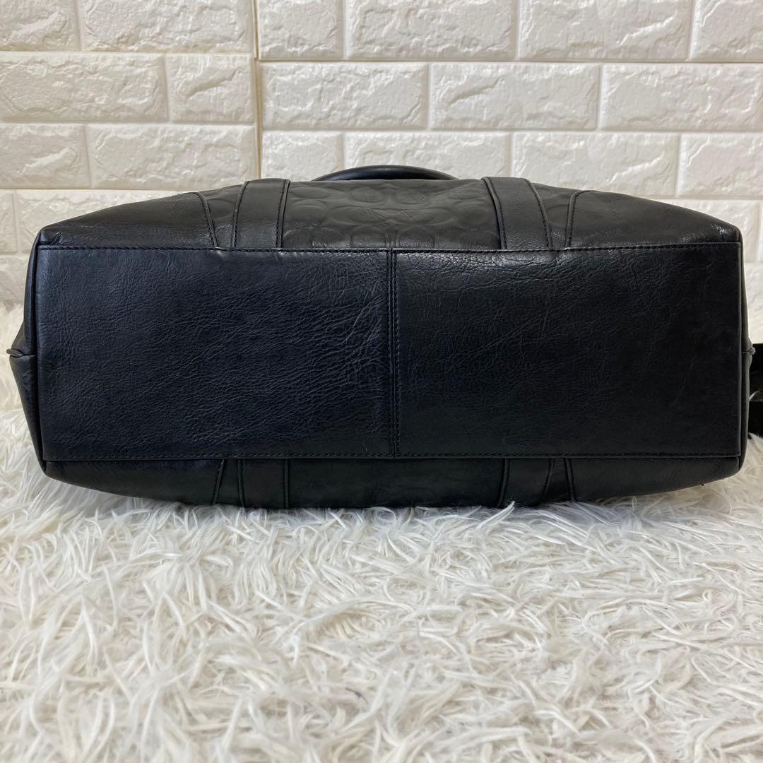 COACH✨2way ビジネスバッグ　オールレザーA4PC シグネチャー