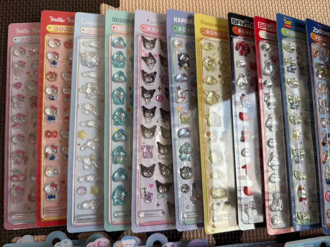 【正規品】ボンボンドロップシール まとめ売り サンリオ ディズニー オリジナル