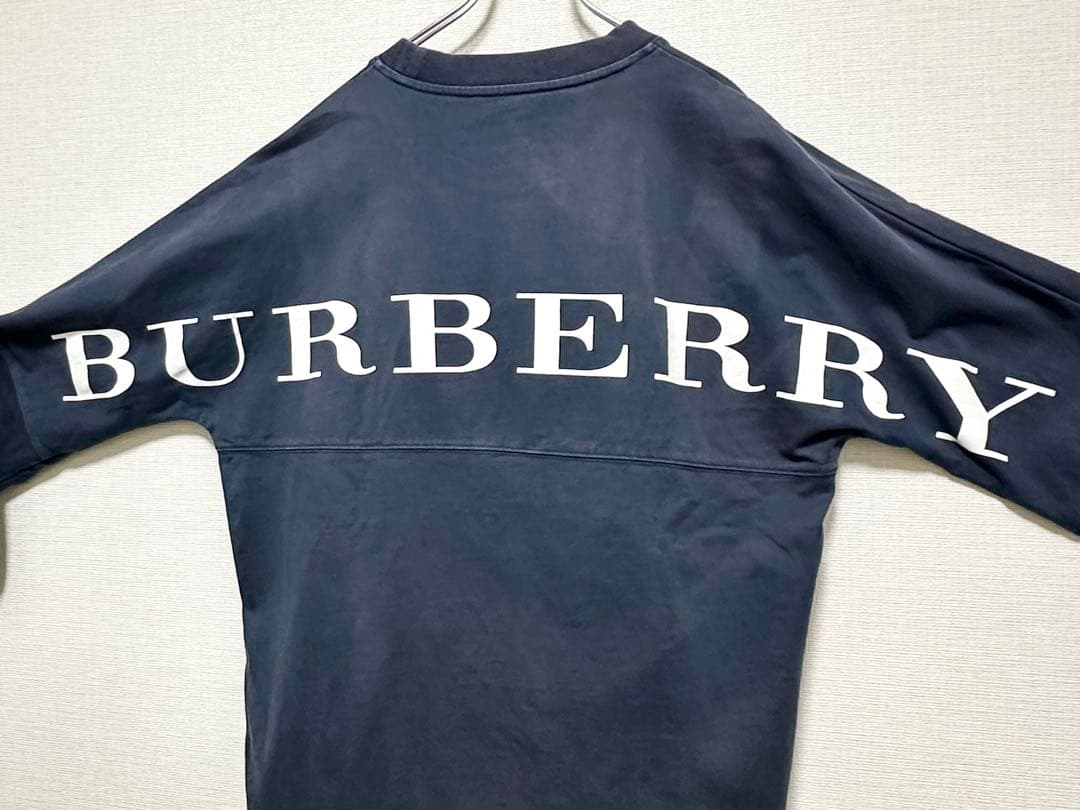 BURBERRYバーバリー ロゴ オーバーサイズ Tシャツ バックプリント L