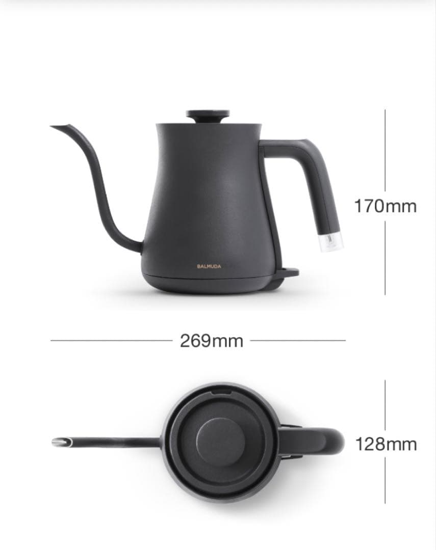 BALMUDA The Pot 電気ケトル ブラック　0.6l