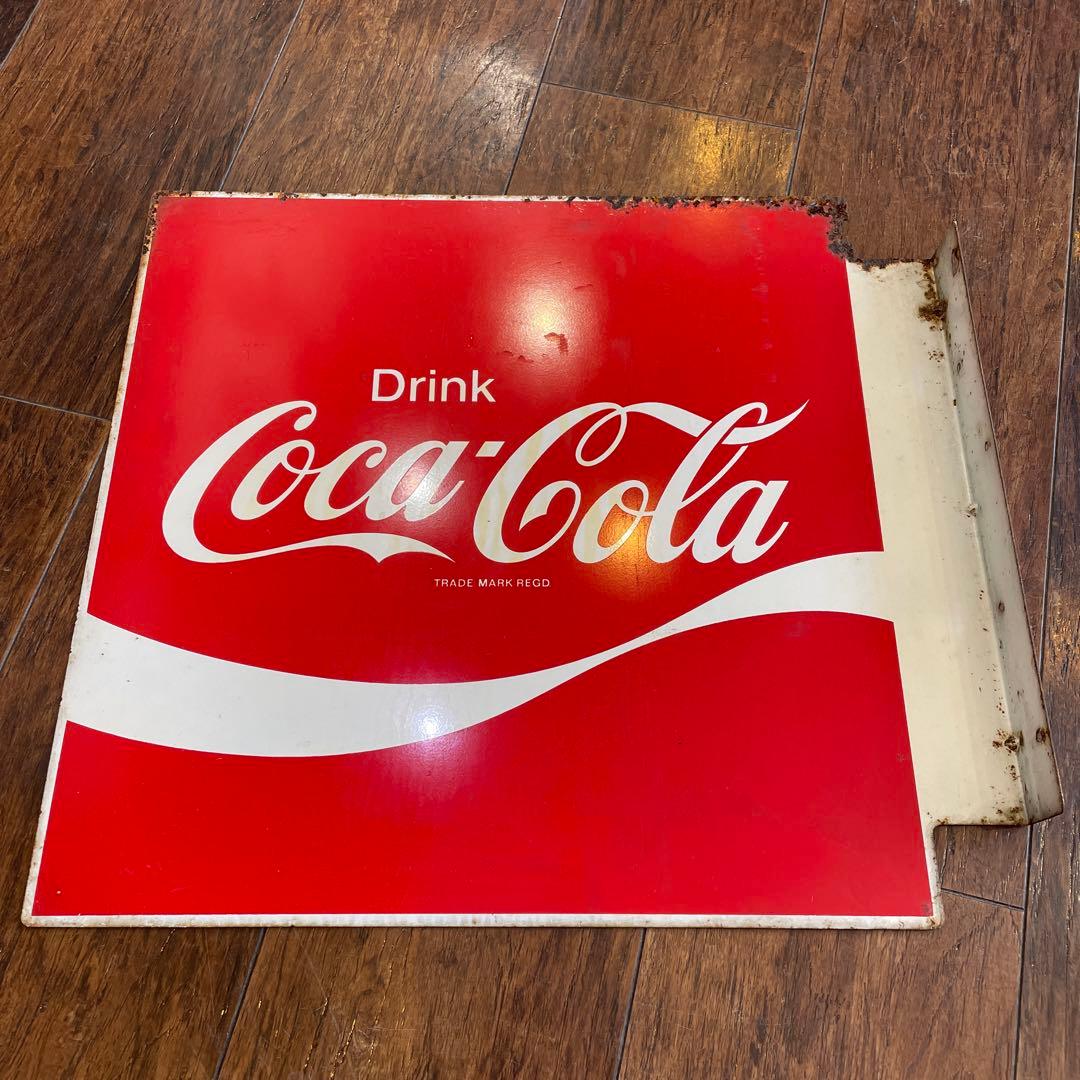 昭和 レトロ コカ・コーラ 両面 看板 壁掛け 店頭用 コカコーラ