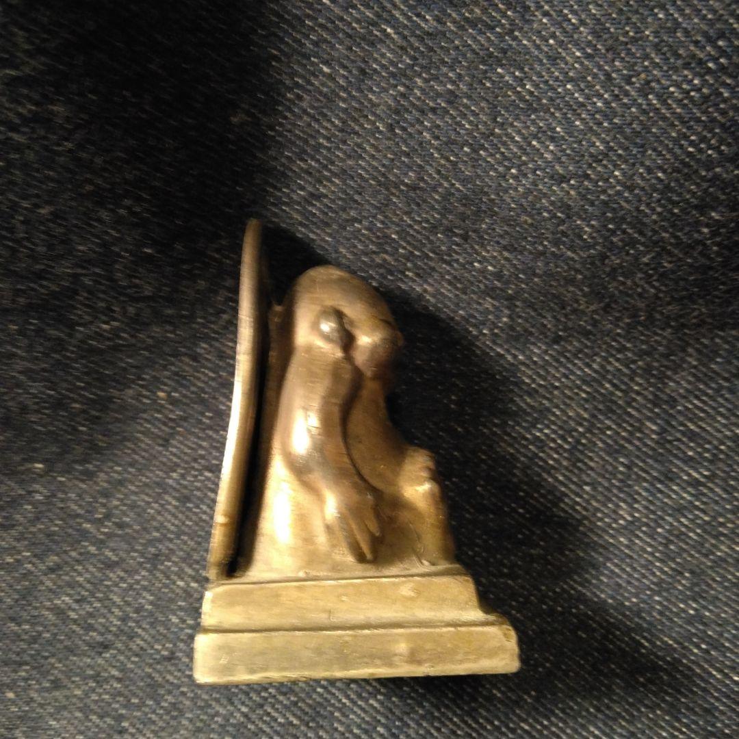 古い ビリケンさん 置物 戦前 骨董 アンティーク 縁起物 開運 - メルカリ