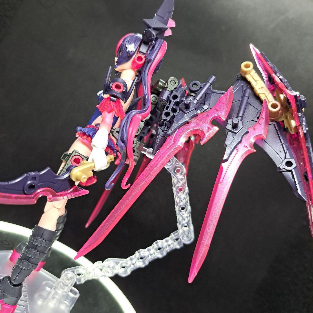 完成品 メガミデバイス デザイアメイデン レイダー 瞳デカール貼り付け