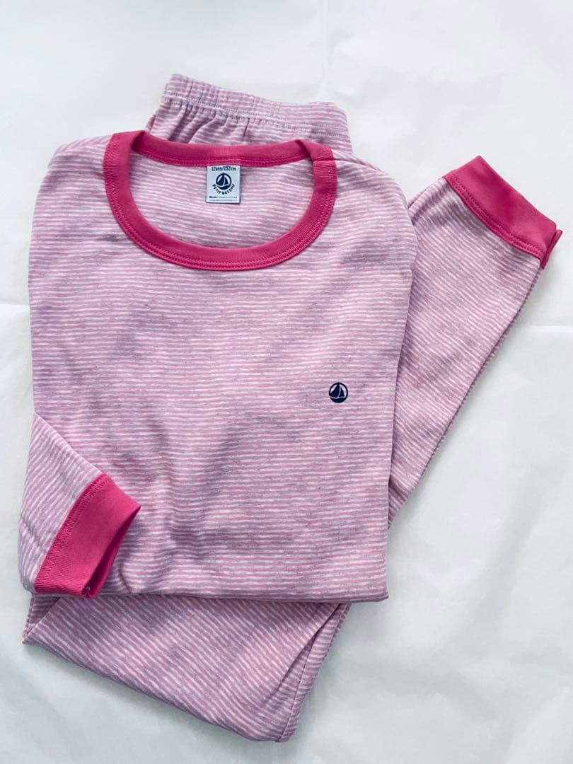 プチバトー 新品 未使用 長袖 パジャマ ミラレ ボーダー 12ans - メルカリ