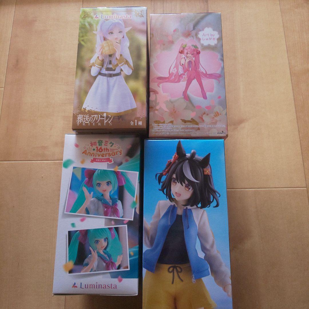 初音ミク2個、フリーレン、キタサンブラックフィギュア4個！ - メルカリ