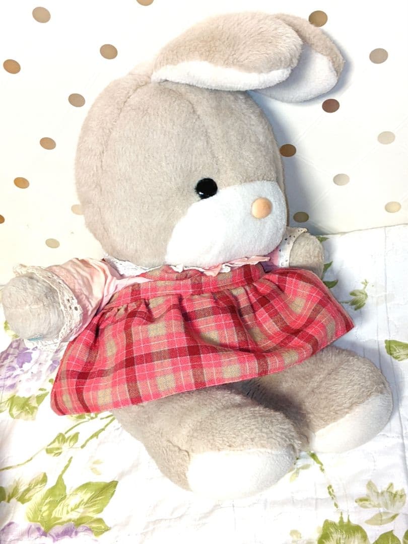 よしとく うさぎ ぬいぐるみ 昭和 レトロ ウサギ 兎 人形 吉徳 ビンテージ