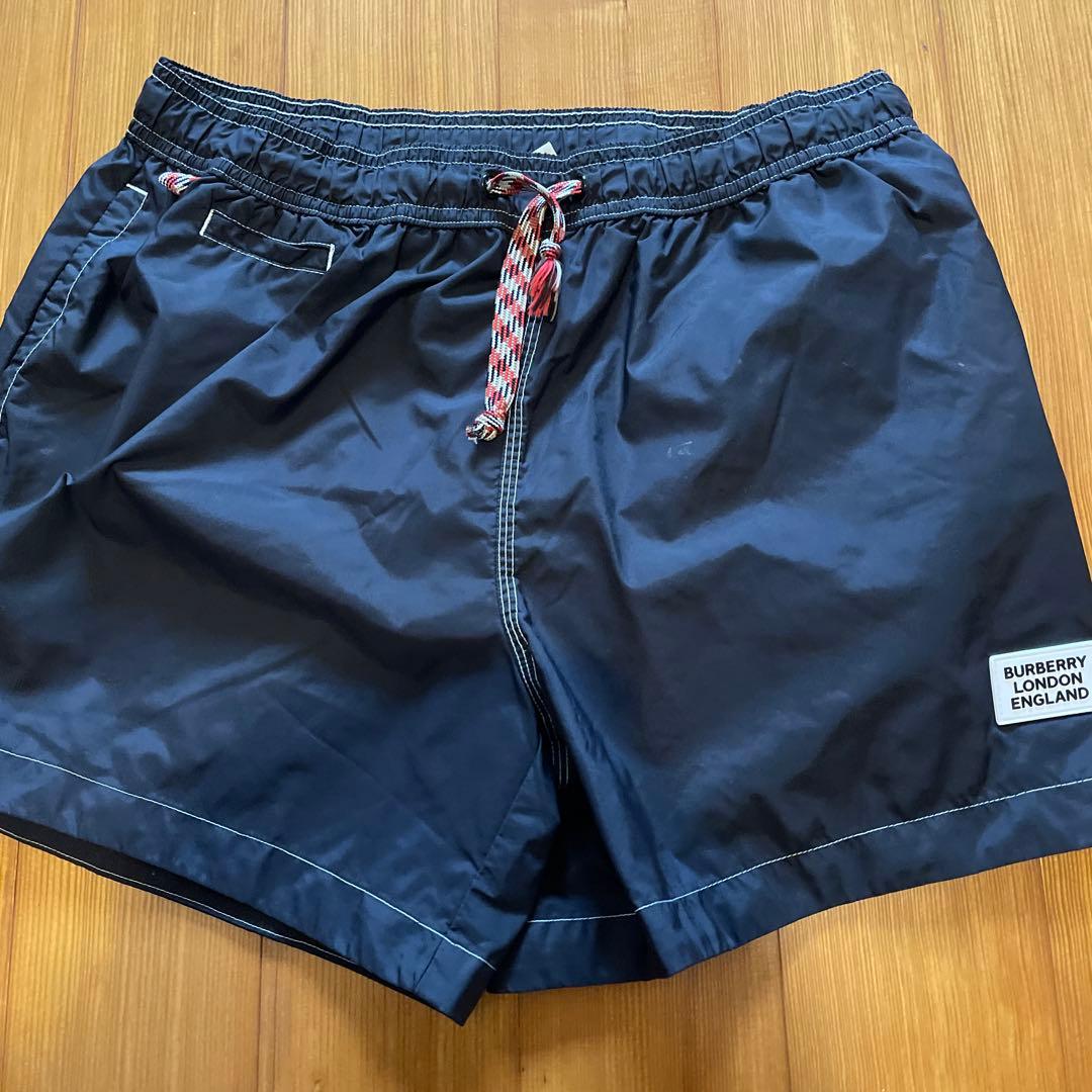 バーバリー 水着 海パン スイムショーツ メンズBURBERRY 黒