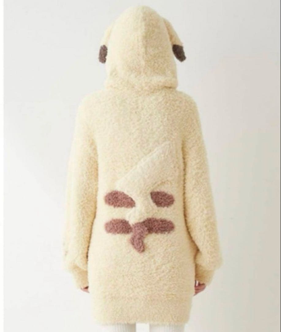 ジェラートピケ ポケモン　ピカチュウ フーディ&レッグウォーマーレギンスセット