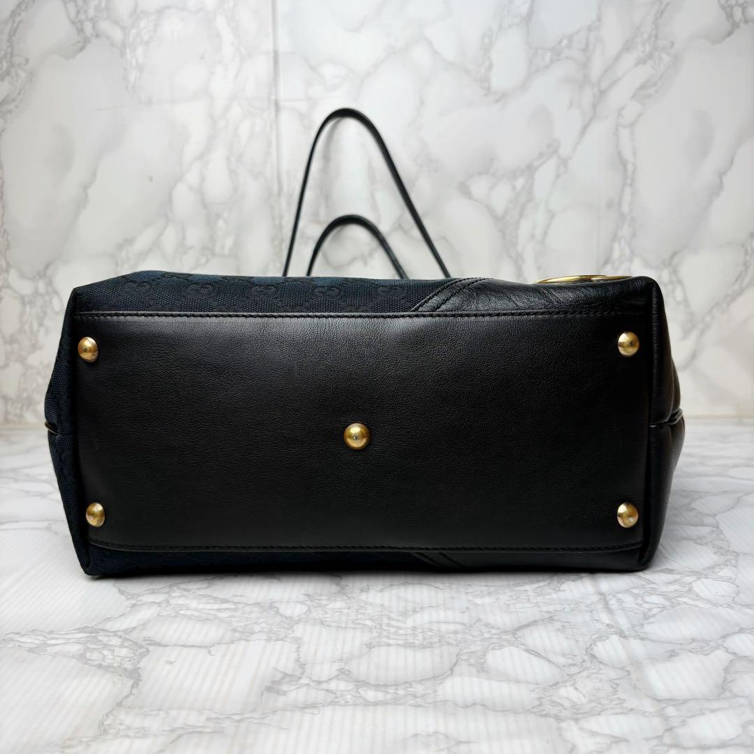041 極美品 GUCCI インターロッキング トートバッグ ハンドバッグ u6