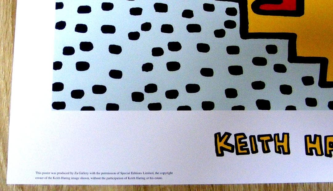 キースヘリング Bunny on the Move 1999年製 ポスター - メルカリ