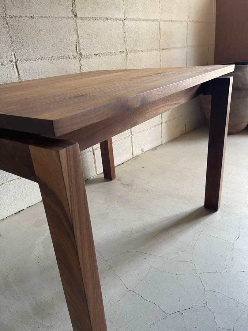 いろは　美品　高級　ウォールナット無垢材 ダイニングテーブル