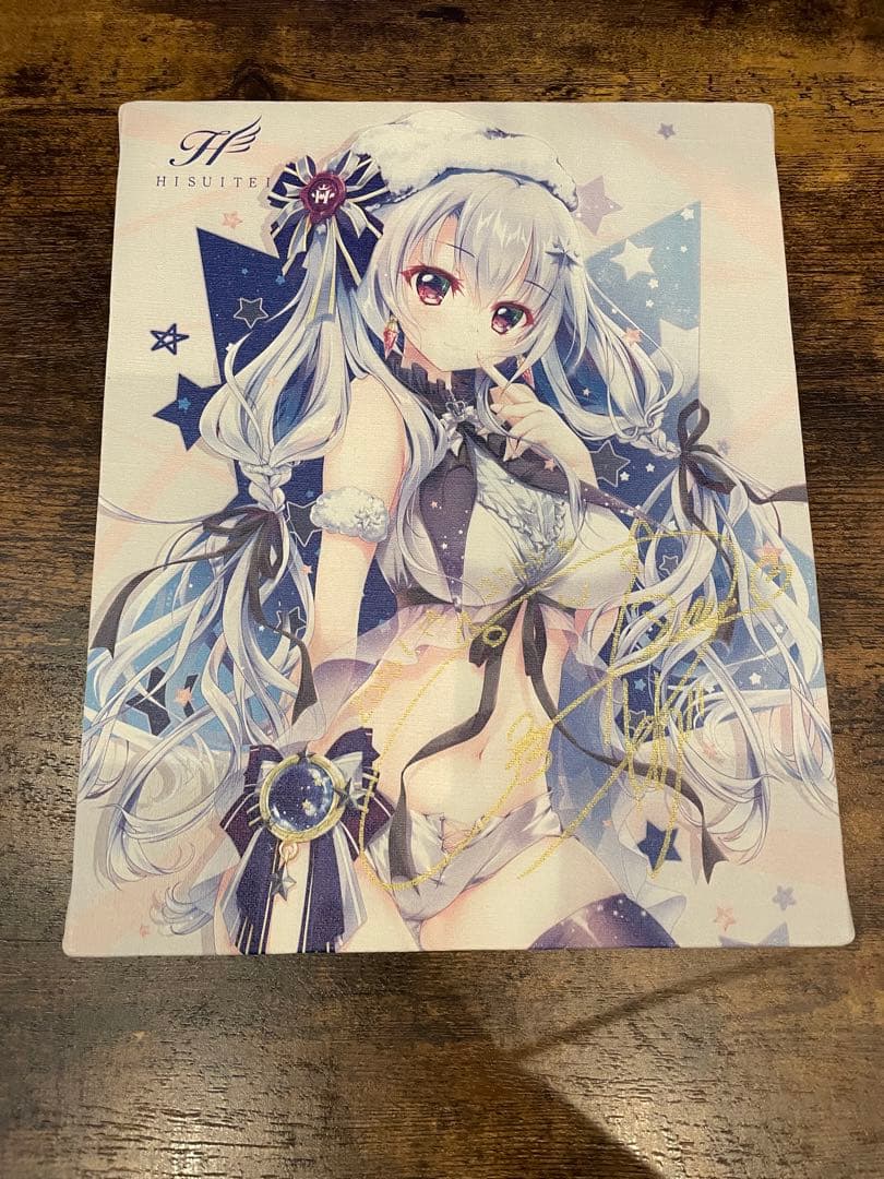 翡翠亭 こみトレ35 抽選 直筆サイン入りキャンバスアート 翡翠亭 こみ