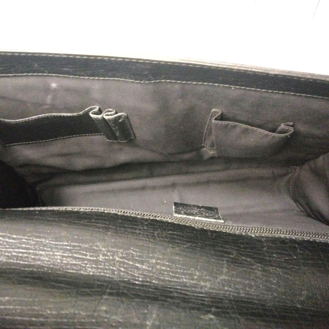 GUCCI ビジネスバッグ　ブリーフケース　A4可　ナンバー錠　シルバー金具