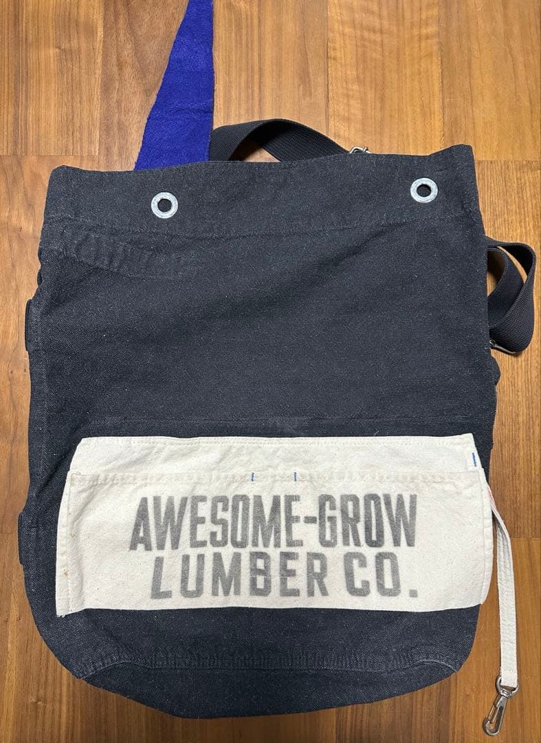 gotohollywood ショルダーバッグ　 ブラックデニム　フラッグ