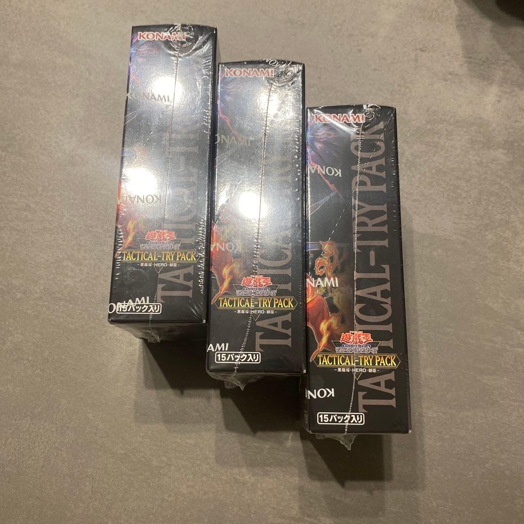 遊戯王 TACTICAL−TRY PACK 黒魔導・ＨＥＲＯ・御巫- 3BOX②