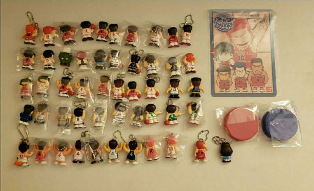 スラムダンク フィギュア キーホルダー 説明書 カード 下敷き 袋 51 + 2