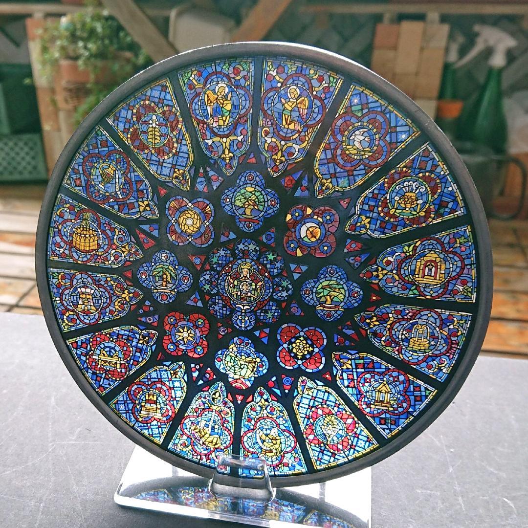 ノートルダム大聖堂 バラ窓 ローズウィンドウ ステンドグラス グラス