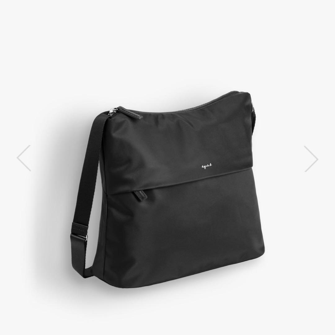 【美品•保証書付き】agnès b.（アニエスベー）ショルダーバッグ ブラック