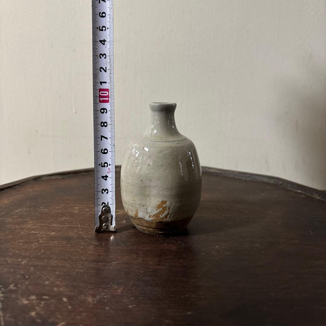 古い美濃　瀬戸小徳利　江戸　明治　花入　酒器　アンティーク　古道具　花器　李朝