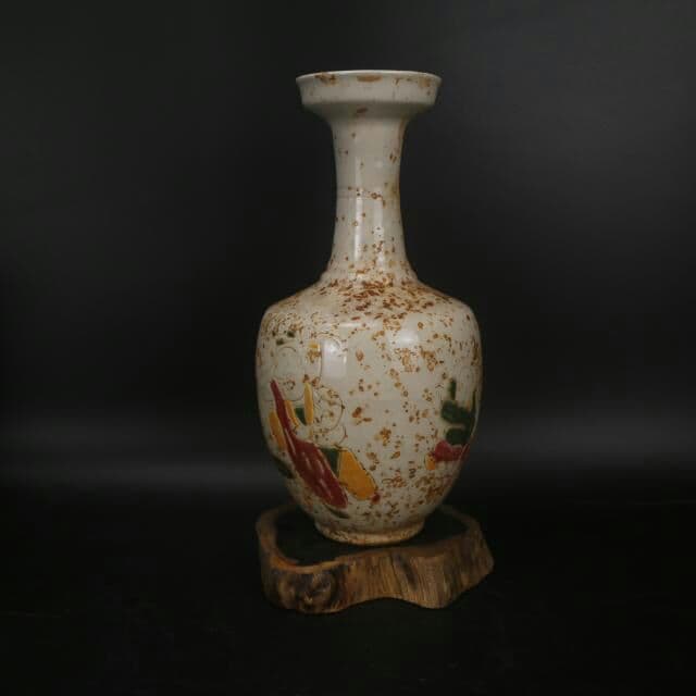 ♥荒川武夫柘榴香合共箱付きザクロ水月窯荒川豊蔵骨董古玩