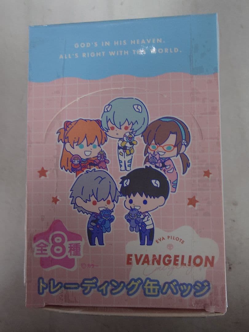 ① 新世紀エヴァンゲリオン トレーディング 缶バッジ 15箱 計240個