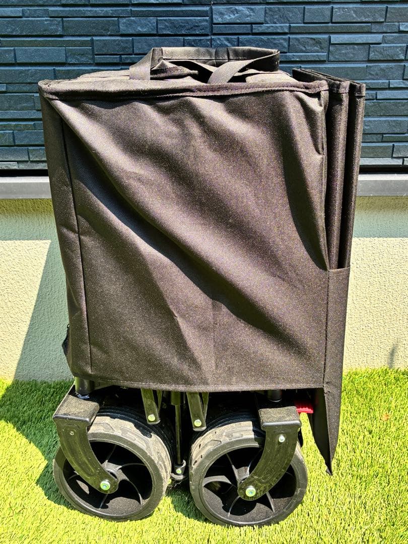 Hikenture キャリーワゴン300L大容量·10CM大型タイヤ·長物対応