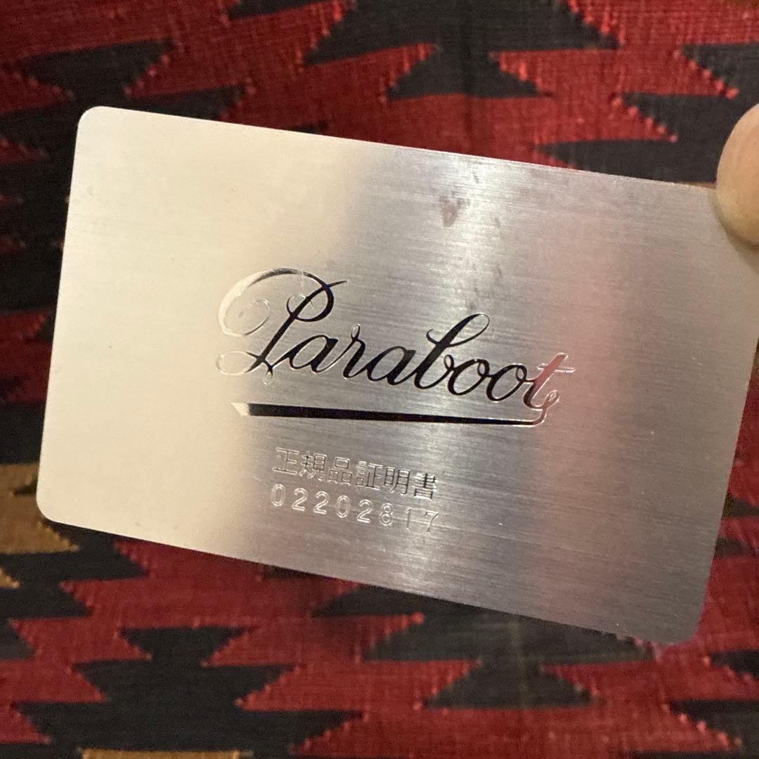 美品　タイトブース　パラブーツ MARO ホワイト　サイズ　UK8