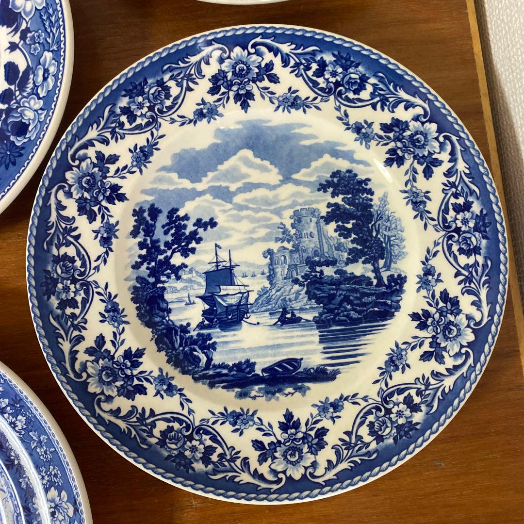 ウェッジウッドブルー＆ホワイトリミテッドエディション23cmプレート