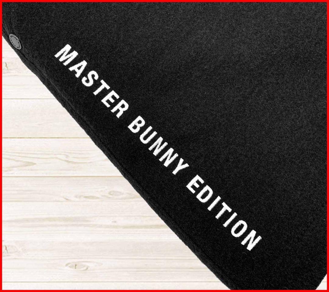 【新品】マスターバニーゴルフスカート台形ウールライクストレッチ黒00XS