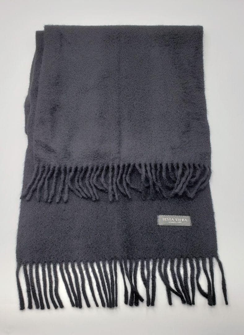 TESTA VIERA 最高級カシミヤ100% 深喜毛織 日本製 マフラー