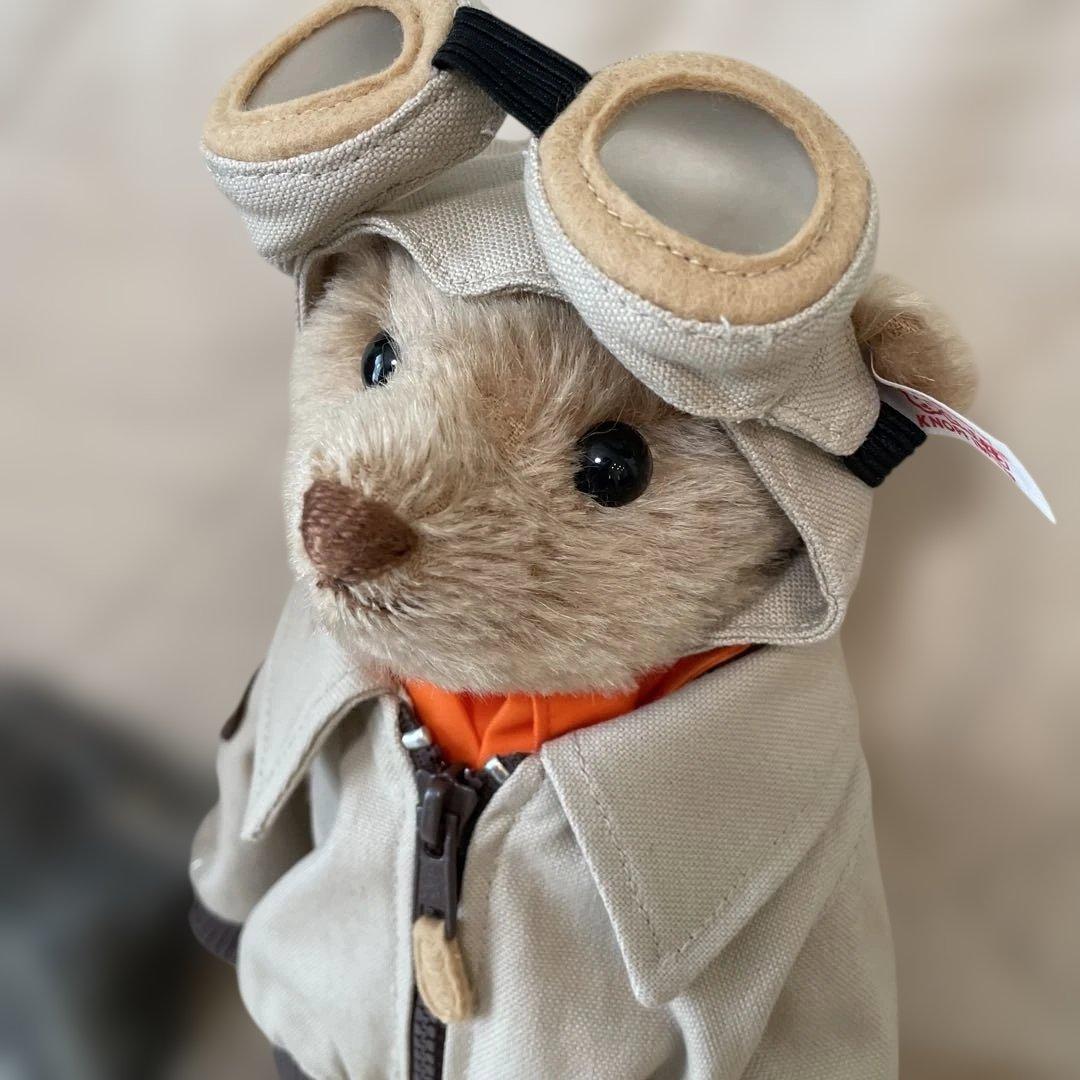 シュタイフ テディベア JAL Pilot Teddy bear 限定版トート付