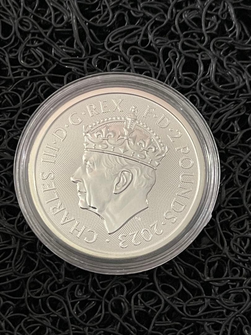 チャールズ3世肖像】2023 戴冠式イギリスブリタニア1オンス銀貨